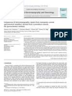 Comparison of Electromyographic Signals From Monopolar Current