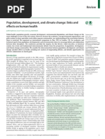 2013 - UCL - Lancet - Popn D'ment Climate Change and Health