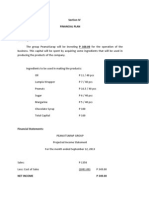 Entrep IV Financial Plan