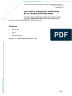 NCCI: Initial Sizing of Vertical Bracing For A Multi-Storey Building For Design As A Braced, Non-Sway Frame