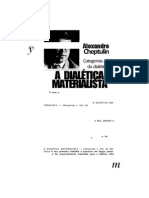 Cheptulin, Alexandre - Dialética Materialista. Categorias e Leis Da Dialética PDF