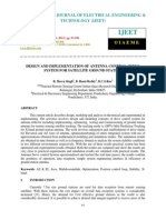 Design and Implementation of Antenna Contro Lservo System For Satellite