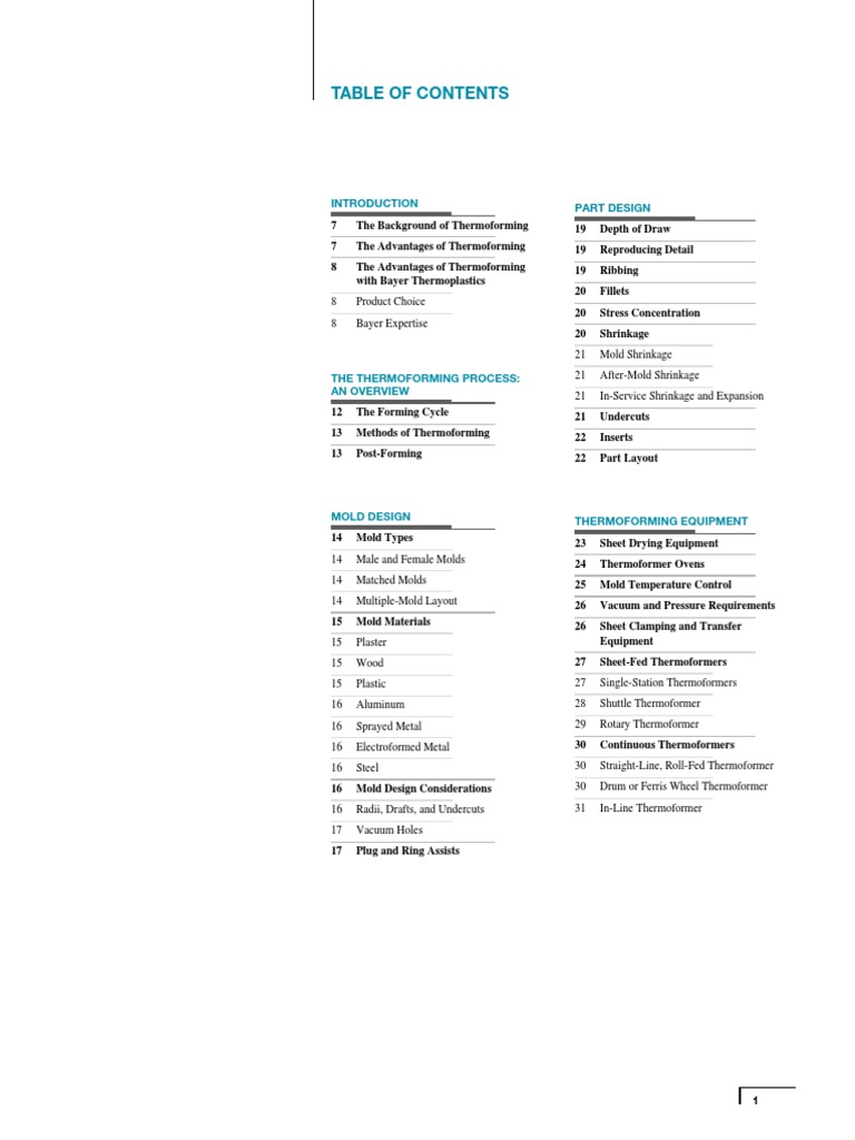 Thermoform Design Guide | PDF | Sheet Metal | Casting (Metalworking)