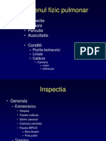 Examenul Fizic Pulmonar