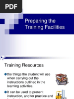 Session 1-Preparing The Training Facilities