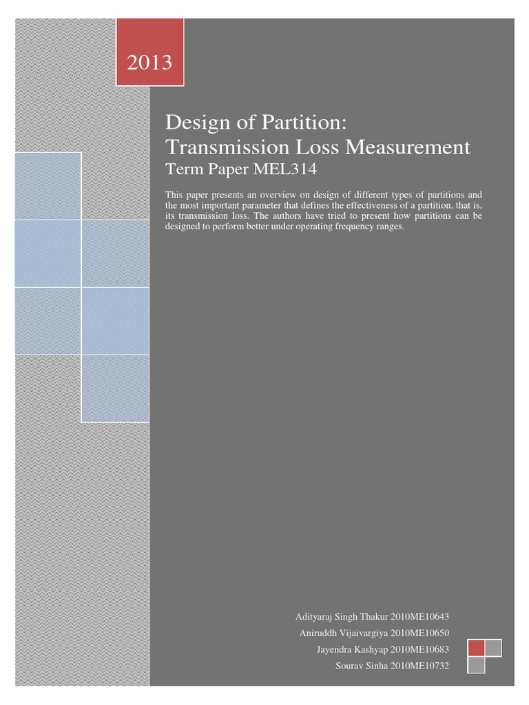 Design of Partitions | PDF | Waves | Bending