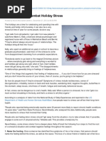 How to identify, combat holiday stress