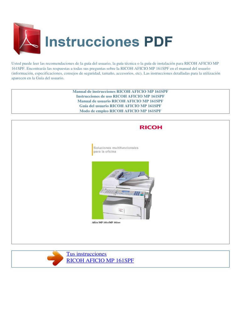 MANUAL DE INSTALACIÓN DE IMPRESORAS RICOH