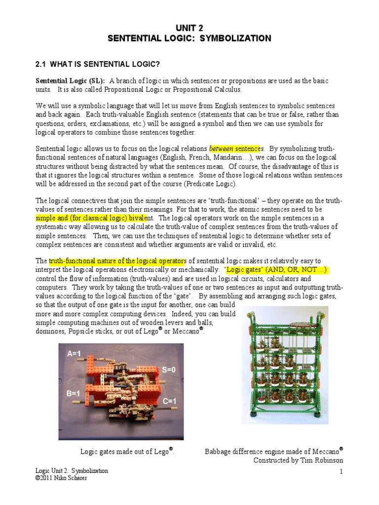 Logic Unit 2 If And Only If Logic Free 30day Trial Scribd