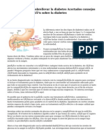 Sugerencias para Sobrellevar La Diabetes Acertados Consejos Si Buscas Información Sobre La Diabetes