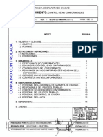 P.SGC - DG-13, Rev 11 Control de No Conformidades PDF