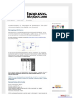 Resume de manera concisa el tema central del documento, que es un regulador de potencia con triac controlado por microcontrolador que tiene 8 niveles de regulación y es compatible con Arduino