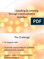 Week 5 - Developing Listening & Speaking