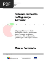 Manual de Sistemas de Gestão Da Segurança Alimentar