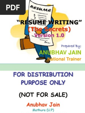 Resume Writing Secrets