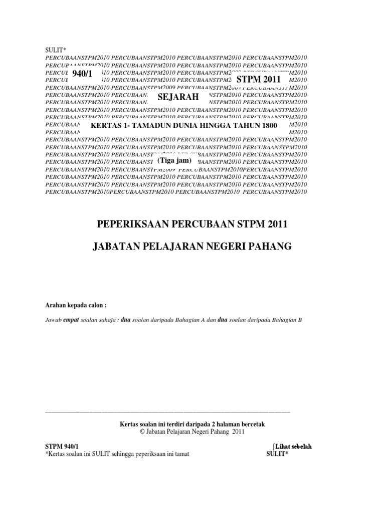 Soalan Dan Skema Jawapan Geografi Spm - Contoh Su