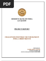 Download Challenges for public sector banks in india by Kahkashan Anjum SN22239151 doc pdf