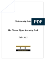 The Human Rights Internship Book - Fall 2012