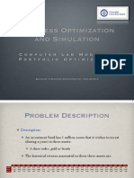 Business Optimization and Simulation: Computer Lab Module 4 Portfolio Optimization