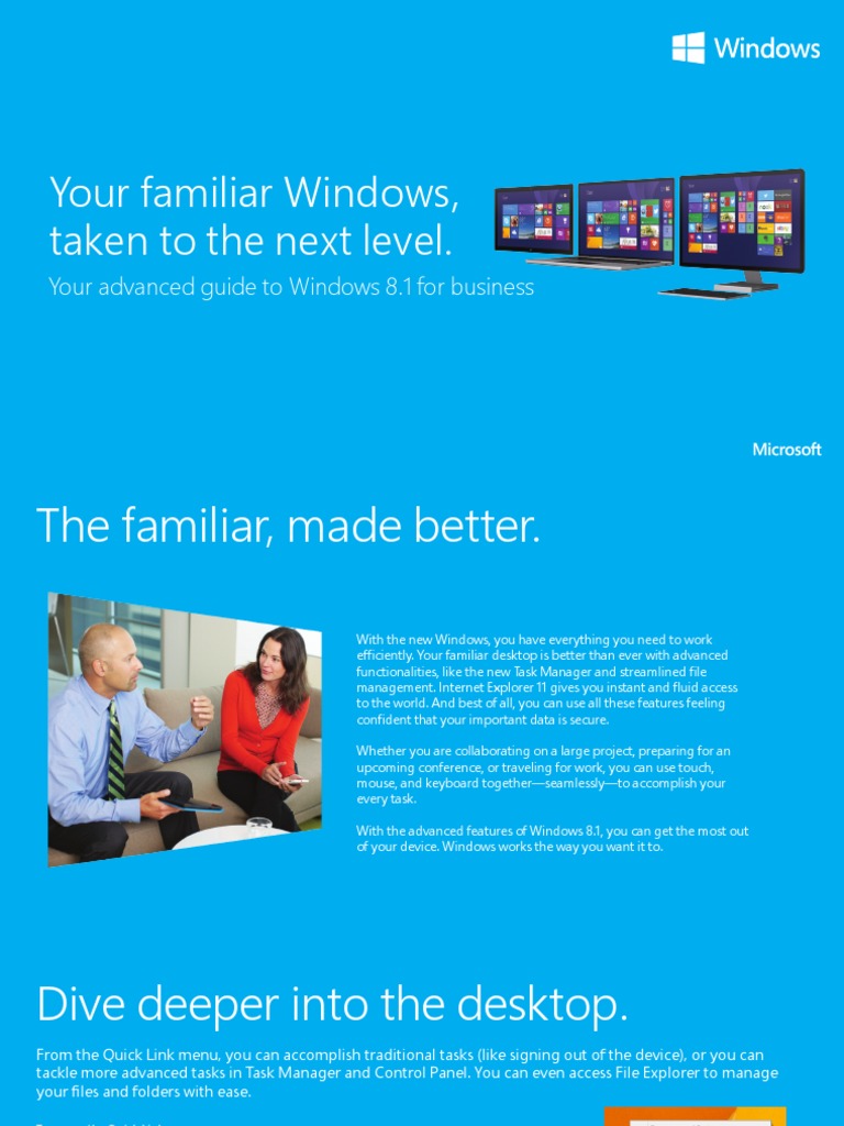 Windows 8 1 Power User Guide | PDF | Computers | Business