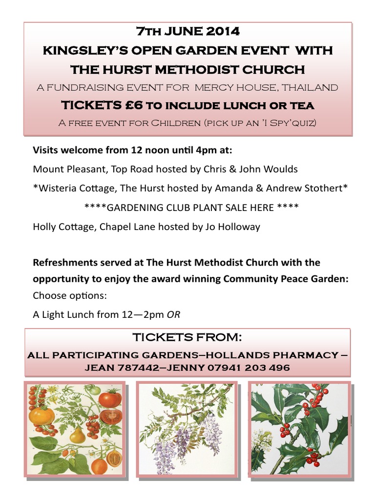 Garden Event | PDF | Home & Garden | Wellness