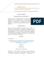 Decreto 2635 Materiales Peligrosos Venezuela