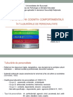 Psihoterapia Cognitiv - Comportamentală În Tulburările de Personalitate