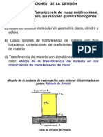 Difusiòn en Estado Estacionario