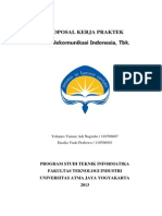 Download Proposal Kerja Praktek Telkom by Theophilus Boby Haryanto SN222410134 doc pdf