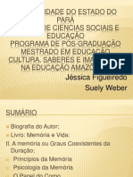 II A Memória Ou Graus Coexistentes Da Duração