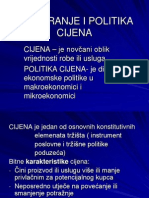 Formiranje I Politika Cijena