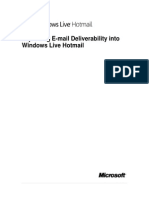 Improving E-Mail Deliverability Into Windows Live Hotmail