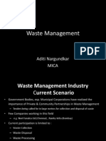 Waste Management Aditi Nargundkar MICA