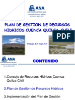 Plan de Gestión de Los Recursos Hídricos Cuenca Quilca-chili