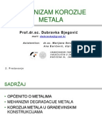 3 Pred TKM 02.predavanje Mehanizam Korozije Metala