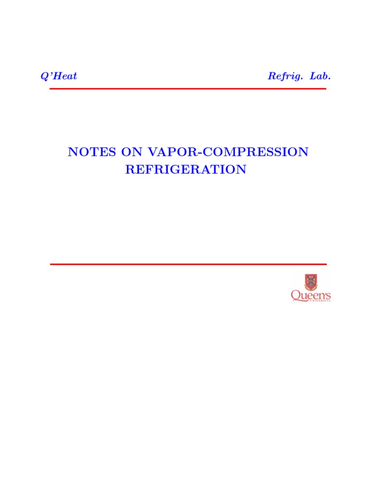 cycle lab refrigeration report refrigeration vapour Refrigeration Heat compression cycle lab refrigeration report refrigeration vapour Refrigeration Heat compression