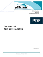 The Basics of Root Cause Analysis