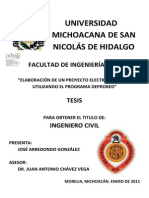 ELABORACIONDEUNPROYECTOELECTROMECANICOUTILIZADOELPROGRAMADEPRORED