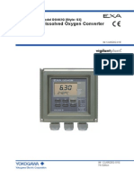 Medidor de Oxigeno Yokogawa D0402-01E