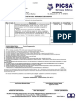 H-A072213-Servicio de Un Tecnico de PICSA para Arranque REF. 81568 & 81572 en Sears Mazatlan-FGM Ing. - Lorena Rosales