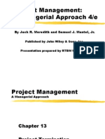 Project Management: A Managerial Approach 4/e