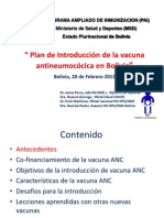 Plan de Introduccion Vacuna ANC BOL