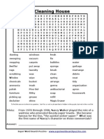 Cleaning House: Super Word Search Puzzles