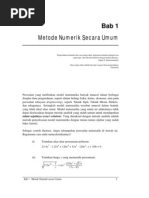 Download BAb- 01 Metode Numerik Secara Umum by ironecukz SN22247618 doc pdf