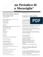 Giornalino Periodico Sapori e Meraviglie