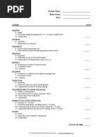 Johns Hopkins Mobility Scale Overview | PDF | Nursing | Physical Therapy