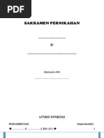 Buku Panduan Teks Perayaan Misa Pernikahan Wendhy Dita Buku Panduan Teks Perayaan Misa Pernikahan Wendhy Dita