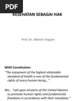 Kesehatan Sebagai Hak Asasi