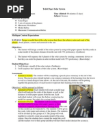 Lesson Plan 2 Science Solar System Planets