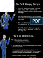P/E Ratio - by Prof. Simply Simple